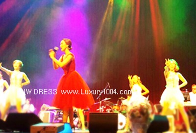 20001 Trot singer Park Yoon-kyung&#039;s customized dress_Special red