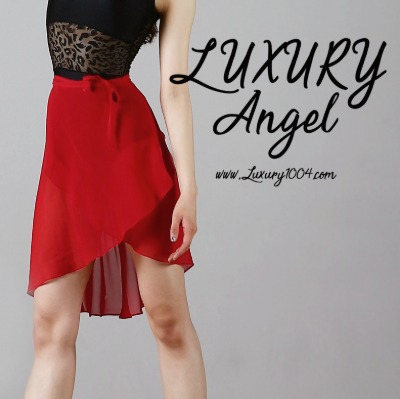 70342 Red Wrap Skirt