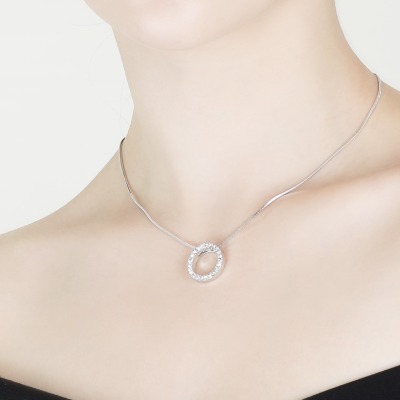 007 Cubic Circle Necklace