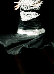 50589 Black Pearl Mermaid Tail Skirt