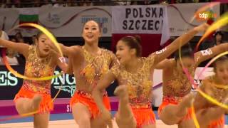 2015 World Rhythmic Gymnastics Championships. Korea. Ribbons